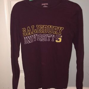Salisbury university long sleeve tee